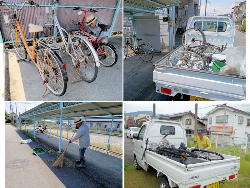 放置自転車回収